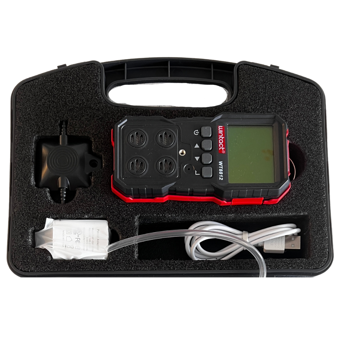Confined Space Industrial Multi Gas Detector Compound Monitor LEL,O2,H2S,CO