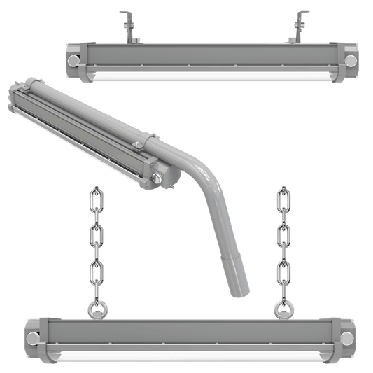 Exe Batten Tube Linear LED Light - IECEx ATEX Hazardous Area Zone 1,2 FLF-Series