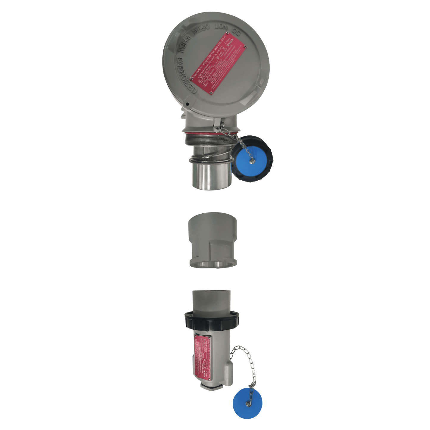Plug and Socket 1-3Pole 63A - IECEx ATEX Hazardous Area Zone 1,2