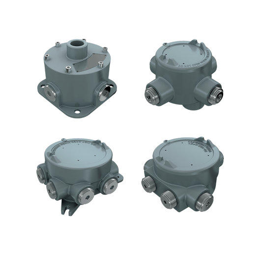 Ex Aluminium Junction Box - IECEx ATEX Hazardous Area Zone 1,2